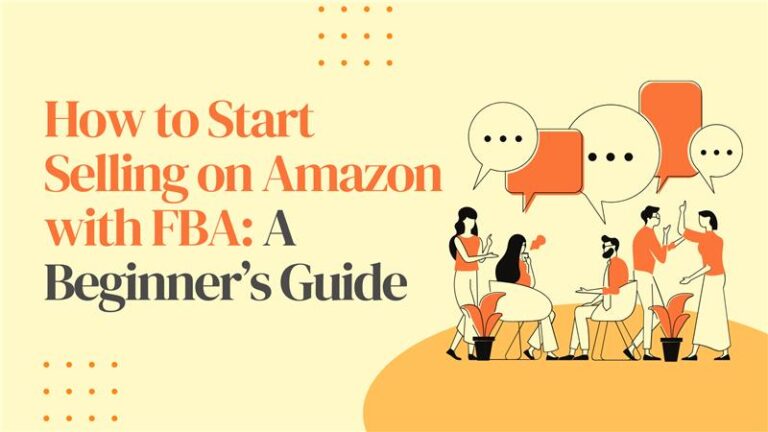 Selling on Amazon with FBA